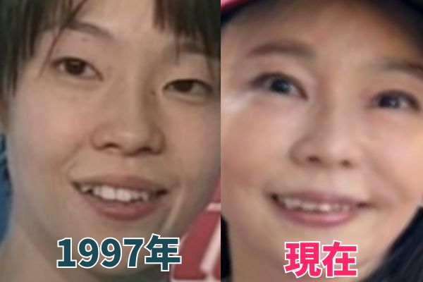 千葉真子さんの鼻を昔の画像と比較