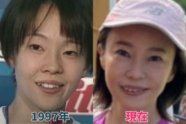 千葉真子さんの輪郭を昔の画像と比較