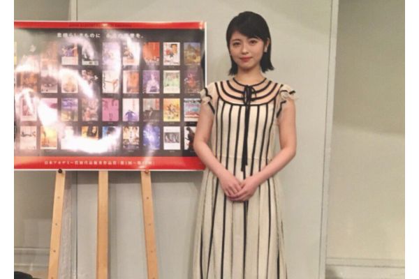 第41回日本アカデミー賞新人俳優賞した際の浜辺美波さん