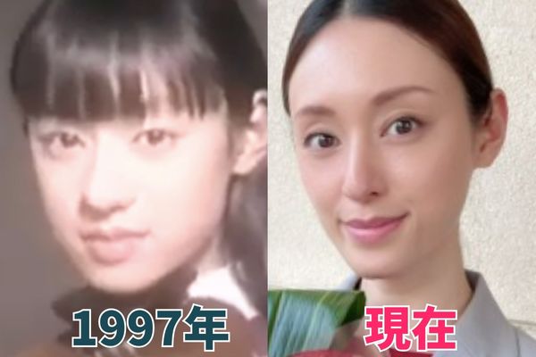 栗山千明さんの輪郭を昔の画像と比較