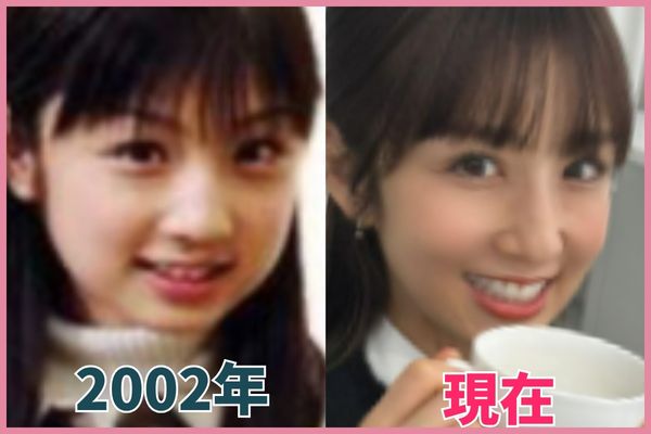 小倉優子さんの目を昔の画像と比較